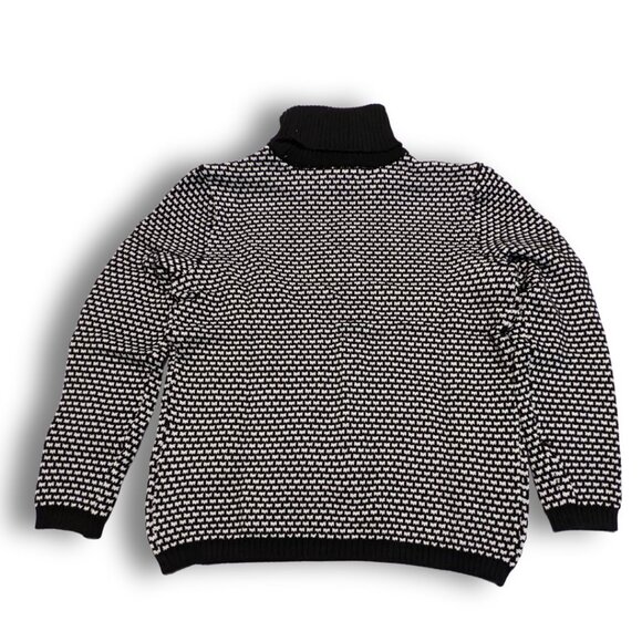 Karen Scott Turtle Neck Sweater M – Winter White Jersey Knit, New with Tags - Picture 2 of 3